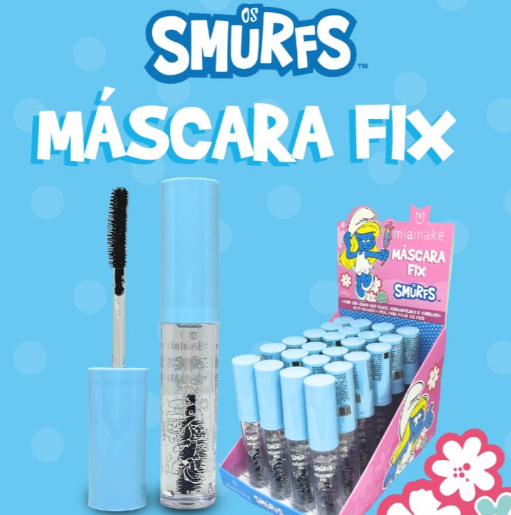 MASCARA DE CILIOS SMURFS FIX INCOLOR - MIAMAKE - imagem 1