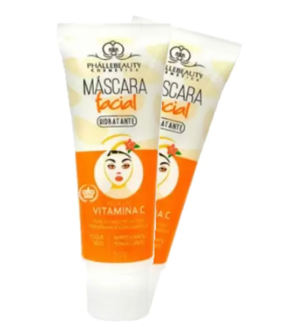 Mascara Facial Bisnaga Peel Of Vitamina C 50 G- Phallebeauty