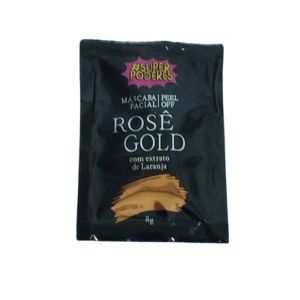 MASCARA FACIAL PEEL OFF ROSE GOLD 8 G -SUPER PODERES - imagem 1