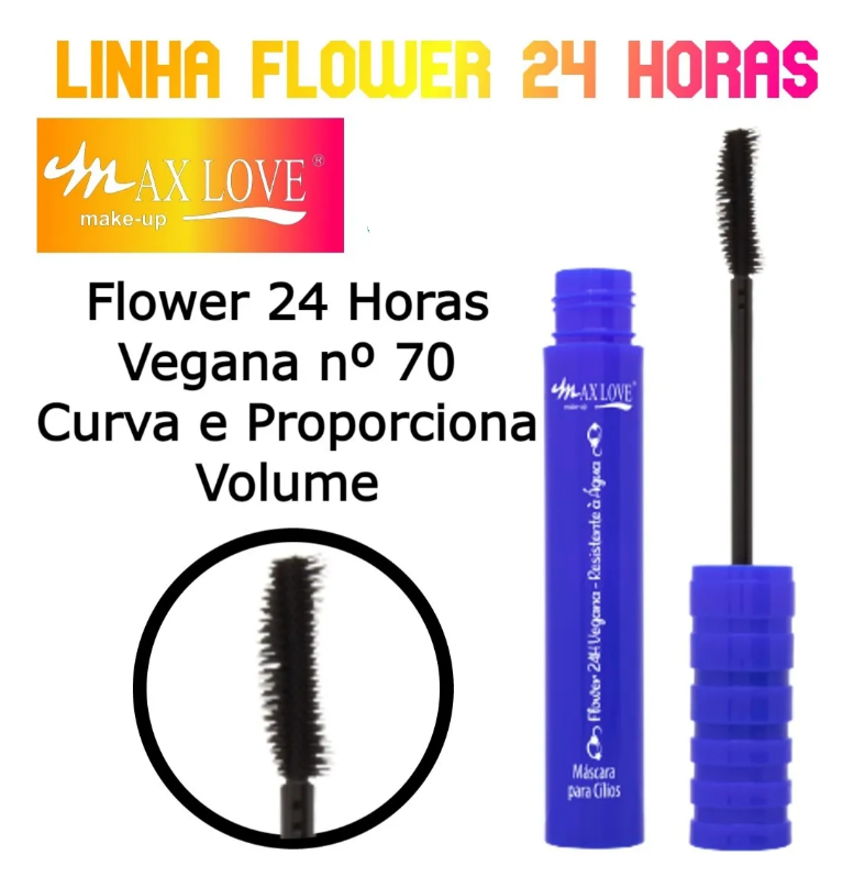 MASCARA PARA CILIOS FLOWER VEGANA - MAX LOVE - miniatura 4