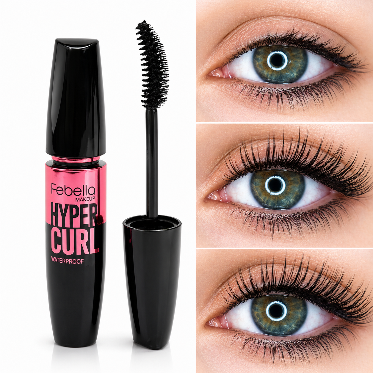 MASCARA PARA CILIOS HYPER CURL - FEBELLA - miniatura 3