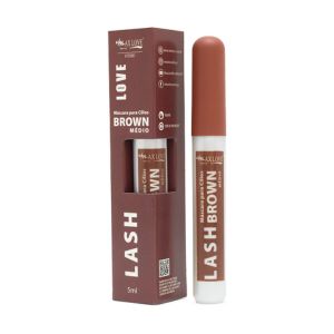 MASCARA PARA CILIOS LASH BROWN MEDIO N.40 5ML - MAX LOVE - imagem 1