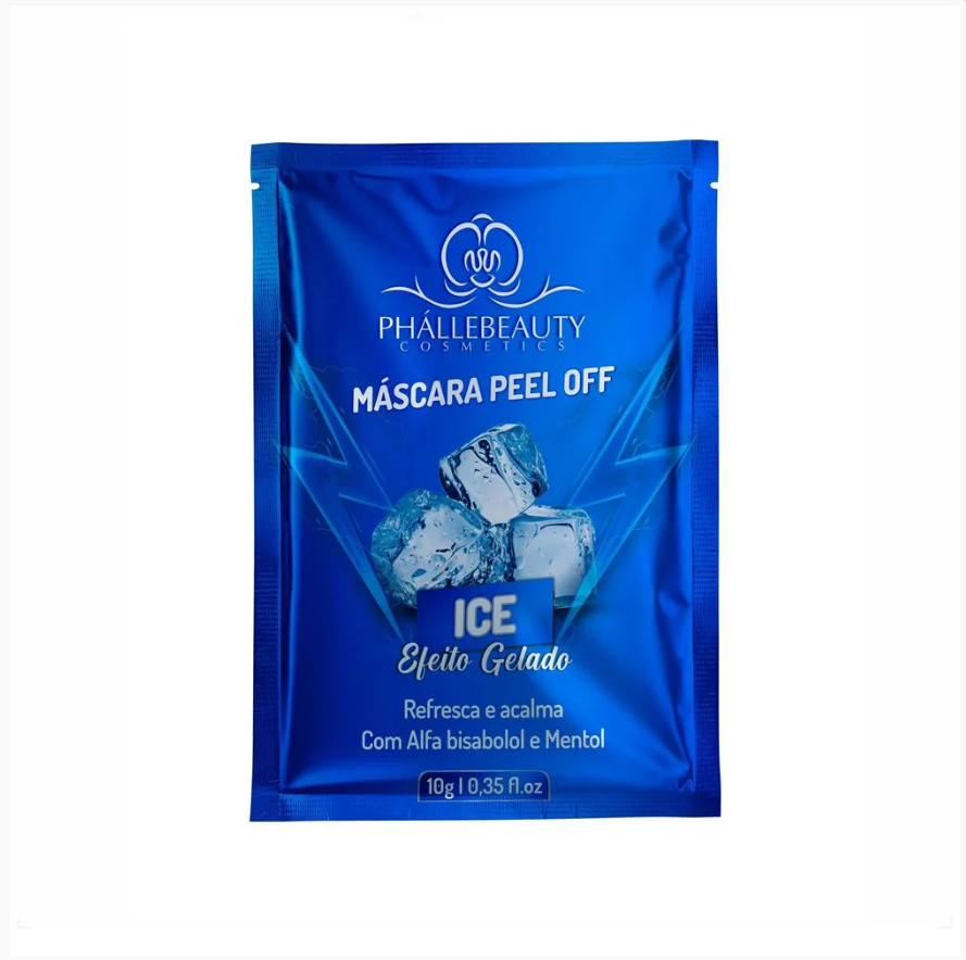 Mascara Peel Off Ice Sachê 10 G- Phallebeauty
