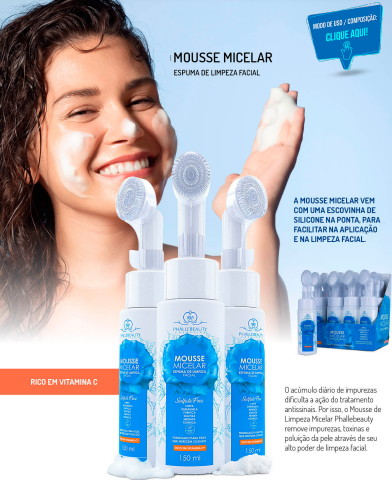MOUSSE MICELAR SULFATE FREE PHALLEBEAUTY - miniatura 3