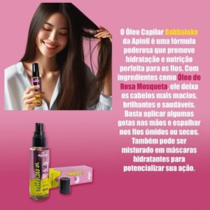 Oleo Capilar Babbaloko ( Oleo de Rosa Mosqueta ) 60 Ml - Apinil — miniatura 2