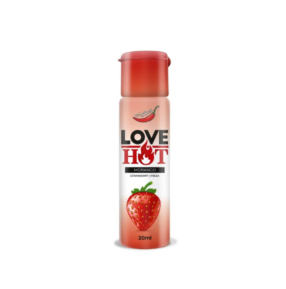 OLEO COMESTIVEL MORANGO HOT 20ML CHILLIES - imagem 1