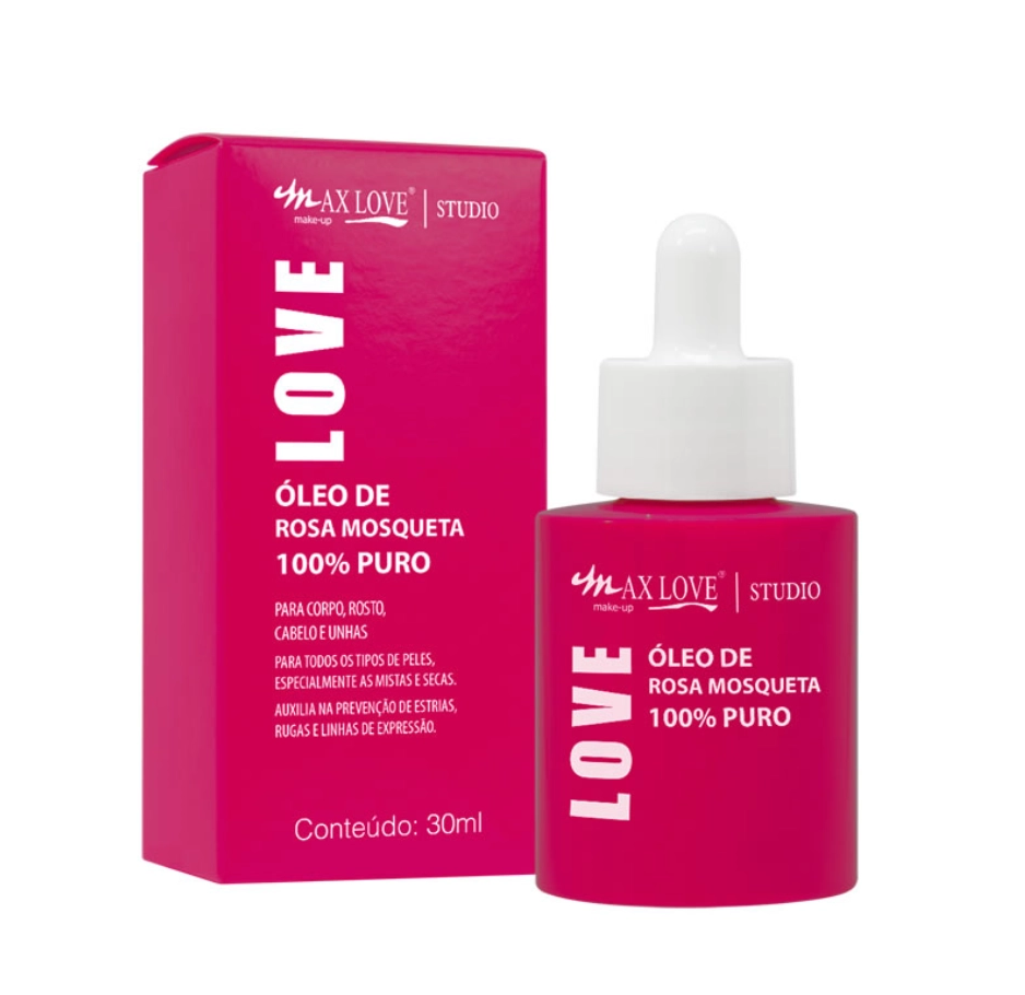 OLEO DE ROSA MOSQUETA 30ML -MAX LOVE - imagem 1