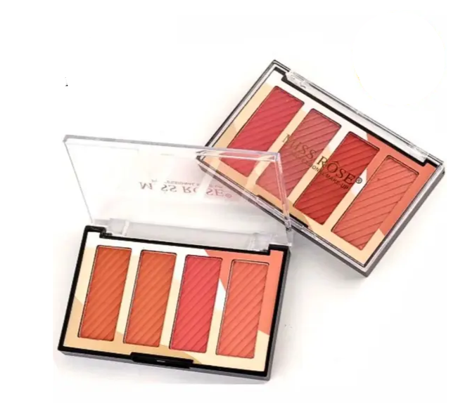 Paleta de Blush Fashion 4 Cores (2 Tons) - Miss Rose Cor:cor-01 — miniatura 2
