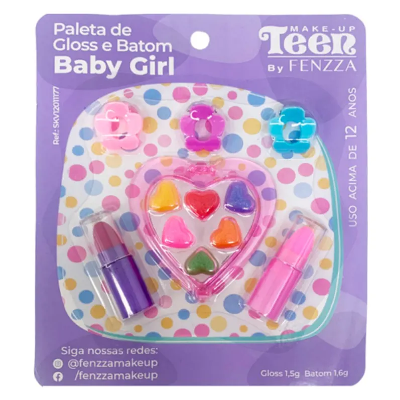 Paleta de Gloss e Batom Infantil Baby Girl - Fenzza — miniatura 2