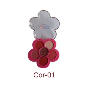 PALETA DE SOMBRA 6 CORES ( 2 TONS ) - LUA E NEVE COR:01 - imagem 1