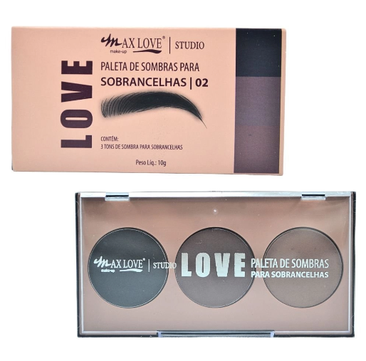 PALETA DE SOMBRA COR 02 - MAX LOVE VAL: 05/2027 - imagem 1