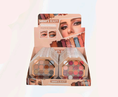 Paleta de Sombra Dimensional 16 Cores S6378 ( 2 Tons ) - Sarah'S Beauty Cor:cor B — miniatura 2