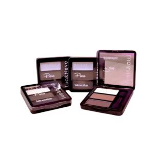 PALETA DE SOMBRA PARA SOBRANCELHA CREME / PO  4 TONS (3 CORES) - LUA E NEVE COR:03 - miniatura 2