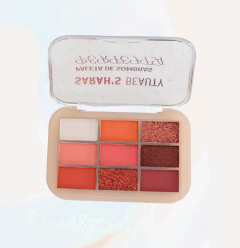 Paleta de Sombra Perfecta 9 Cores S6388 ( 3 Tons ) - Sarah'S Beauty Cor:cor C
