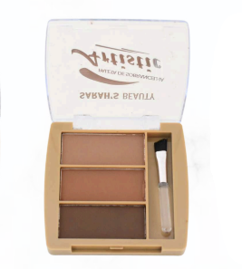 Paleta de Sombrancelha Artistic 3 Cores (3 Tons) - Sarah'S Beauty Cor:cor-B