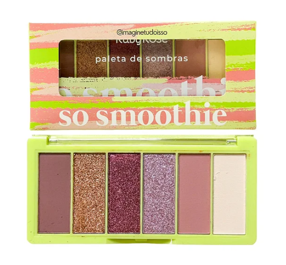 Paleta de Sombras (6 Cores) So Smoothie -Ruby Rose