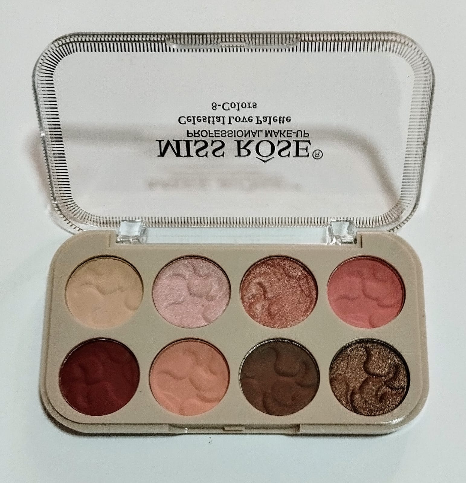 Paleta de Sombras 8 Cores Celestial Love (4 Tons) - Miss Rose Cor: 01 — miniatura 2