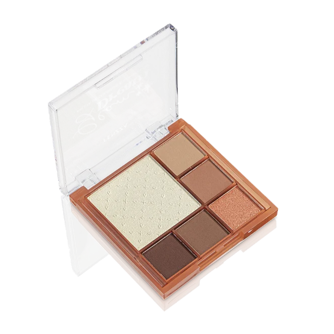 PALETA DE SOMBRAS E ILUMINADOR BRIGHT DREAM ( 3 TONS ) -FENZZA COR:COR-02