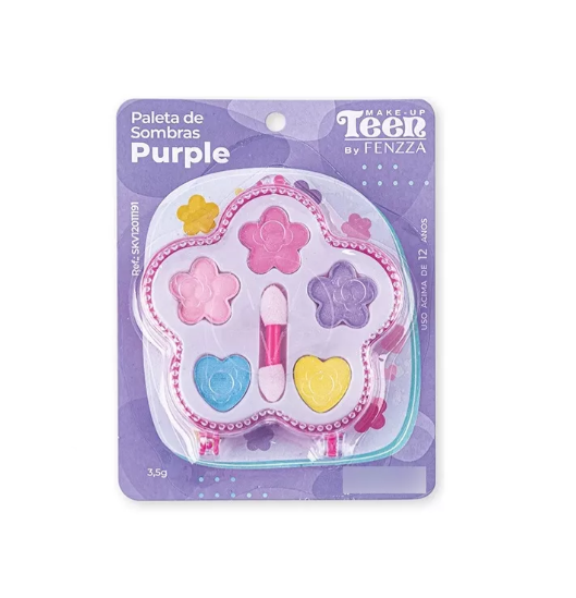 Paleta de Sombras Infantil Purple - Fenzza — miniatura 2