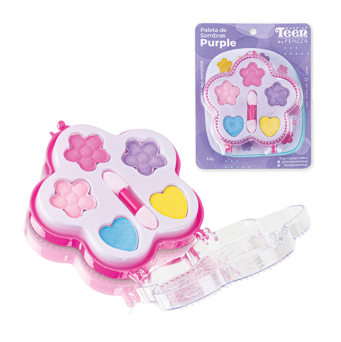 Paleta de Sombras Infantil Purple - Fenzza — miniatura 3