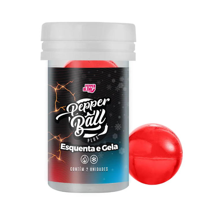 PEPPER BALL PLUS ESQUENTA E GELA (2 UNID.) - PEPPER BLEND - imagem 1
