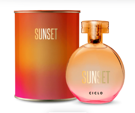 Perfume Feminino Deo Colonia Sunset Lata 100 Ml - Ciclo