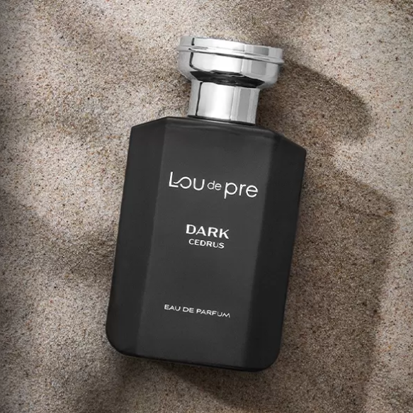 PERFUME MASCULINO EDP DARK CEDRUS 90ML FRAGRANCIA ARABE - LOU DE PRE - miniatura 3