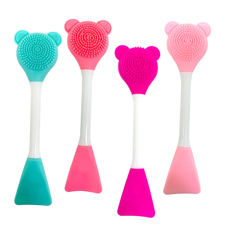 Pincel Duplo de Limpeza Facial Ursinho Cores Sortida - Royal