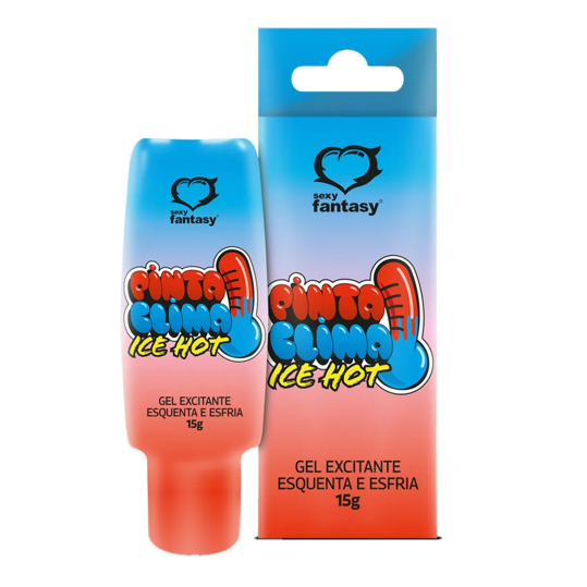 Pinta Clima Excitante Em Gel Ice e Hot 15g - Sexy Fantasy