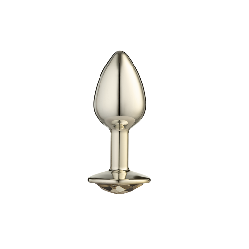Plug Dourado Com Pedra Dourada Tamanho P - Sexy Fantasy — miniatura 3