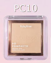Pó Compacto 7,5g (5 Cores) Ruby Rose Cor:pc10