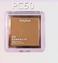 PÓ COMPACTO 7,5G (5 CORES) RUBY ROSE COR:PC50 - imagem 1