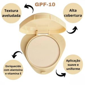 Po Compacto Glass Gpf-10 Hb-863-1 - Ruby Rose — miniatura 2