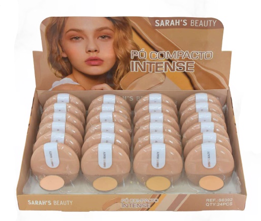 Po Compacto Intense Com Espelho S6392-A (4 Tons) - Sarah'S Beauty Cor:pca-4
