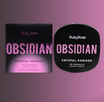 Po Compacto Obsidian Crystalpowder Pc18 - Ruby Rose — miniatura 2