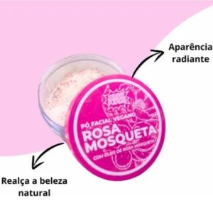 Pó Facial Vegano Rosa Mosqueta - Super Poderes — miniatura 2