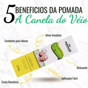 Pomada Massageadora Canela do Veio 150 G -Apinil — miniatura 2