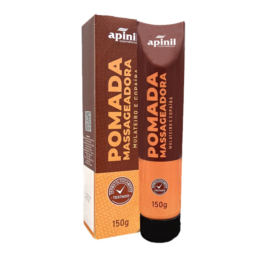 Pomada Massageadora Mulateiro e Copaiba 150 G -Apinil