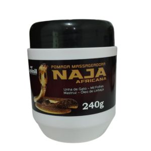 Pomada Massageadora Naja Africana 240g Apinil