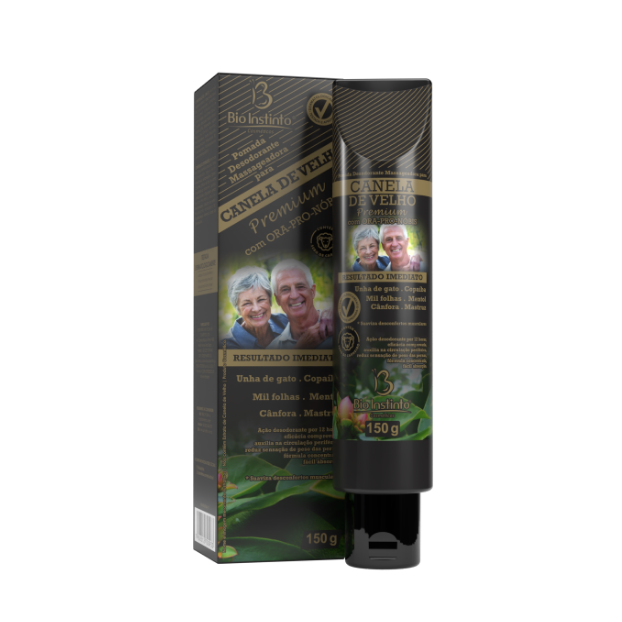 Pomada Massageadora Para Canela de Velho Premium Com Oro-Pro-Nobis 150 G - Bio Instinto