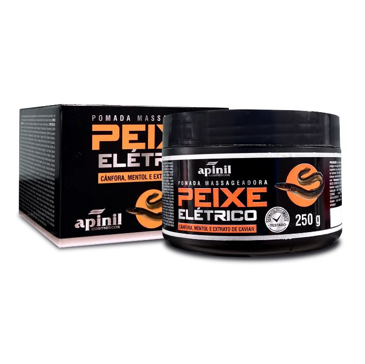 Pomada Massageadora Peixe Eletrico 250g Apinil