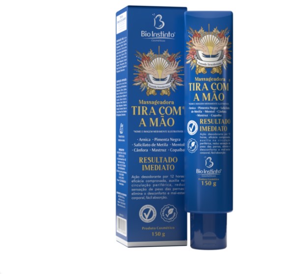 Pomada Massageadora Tira Com A Mão 150 G - Bio Instinto