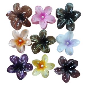 Presilha Para Cabelo Flor Com Strass Cores Variadas - Royal
