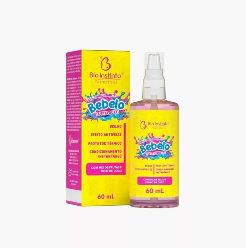 Reparador de Pontas Bebelo Tutti-Frutti e Oleo de Coco 60ml - Bio Instinto