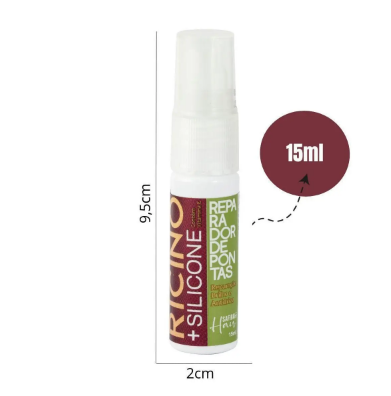 Reparador de Pontas Óleo de Ricino + Silicone 15ml - Safira — miniatura 2