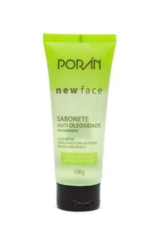 Sabonete Antioleosidade New Face- Poran