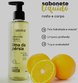 SABONETE LIQUIDO DIA A DIA LIMA DA PERSIA 190G LABOTRAT - miniatura 2