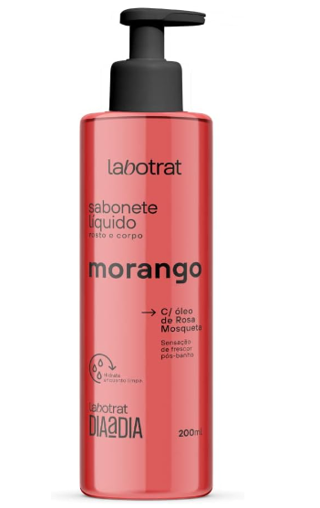 Sabonete Liquido Dia A Dia Morango 190g Labotrat