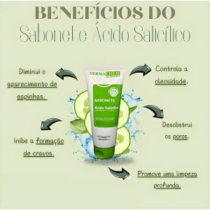 Sabonete P/ Pele Oleosa Acido Salicilico 100ml Dermachem — miniatura 2