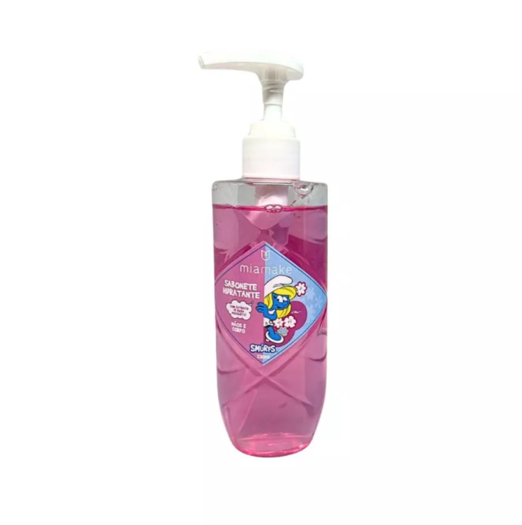 Sabonete Smurfs Hidratante Mãos e Corpo Rosa Mosqueta 230 Ml - Miamake